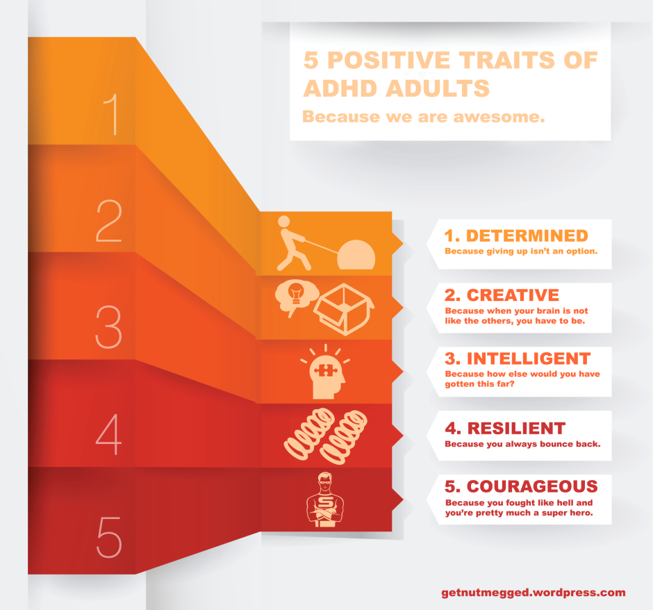 5 Positive Traits of ADHD Adults